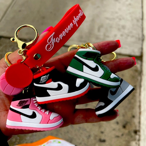 Other - 3 FOR $18! Retro Nike AF1 3D Keychain